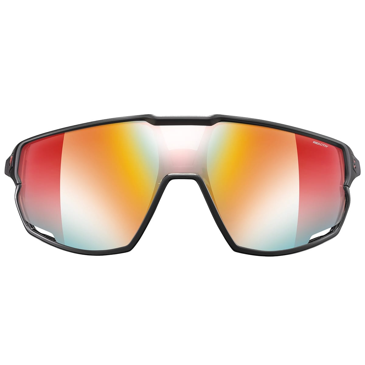 Okulary JULBO RUSH Czarny Mat/Czarny Błyszczący Reactiv Żółty/Brązowy
