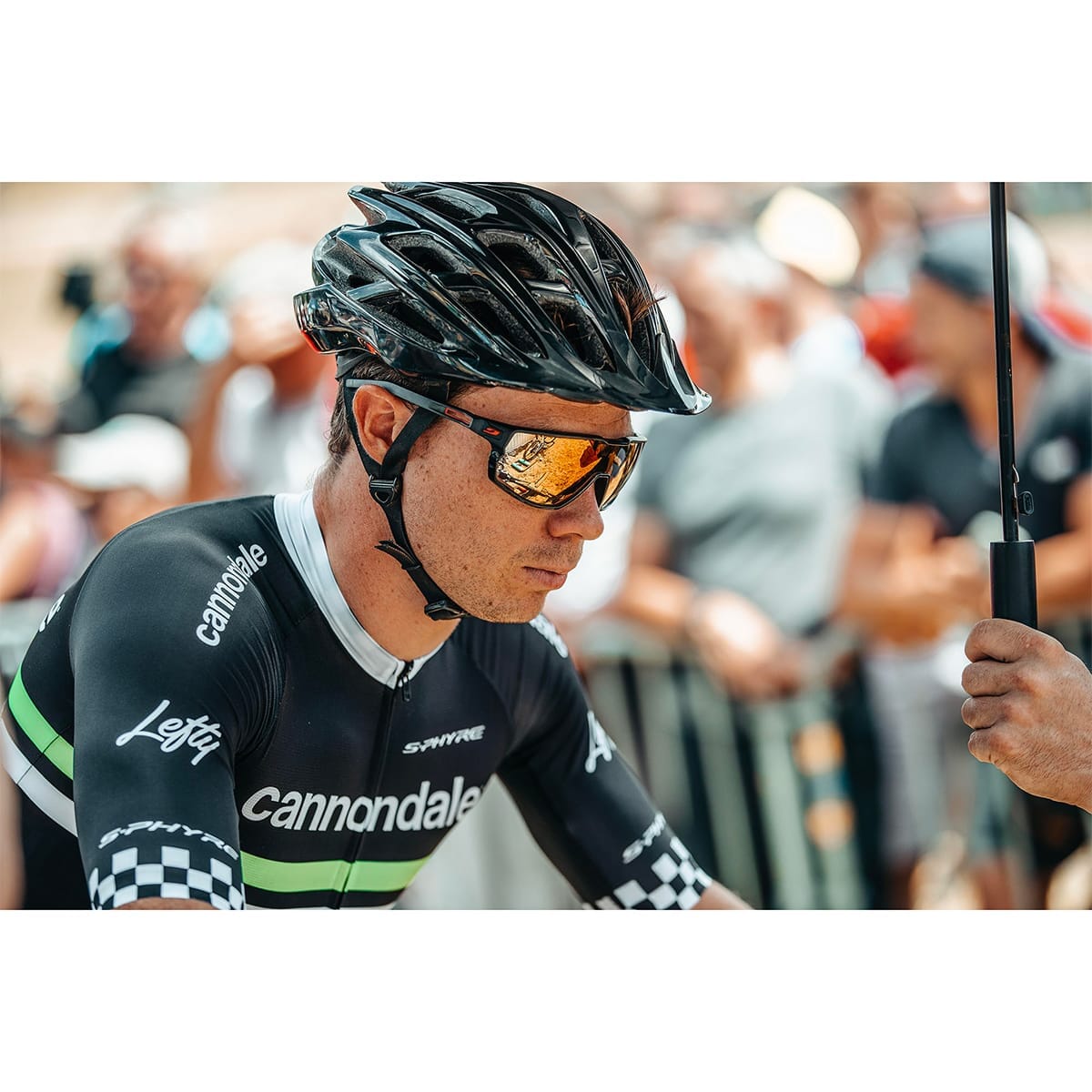 Okulary JULBO RUSH Czarny Mat/Czarny Błyszczący Reactiv Żółty/Brązowy