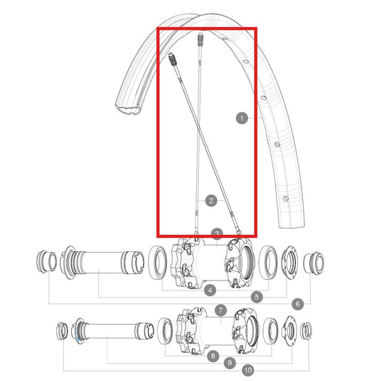 Kit 12 Ekrar Fram MAVIC CROSSMAX SLR ENDURO och Fram-Bak DEEMAX PRO 27.5'' Aluminium 274mm