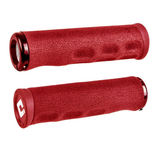 Grips ODI F-1 SERIES DREAD LOCK TINKER JUAREZ SIGNATURE Lock-On 130 mm Rød