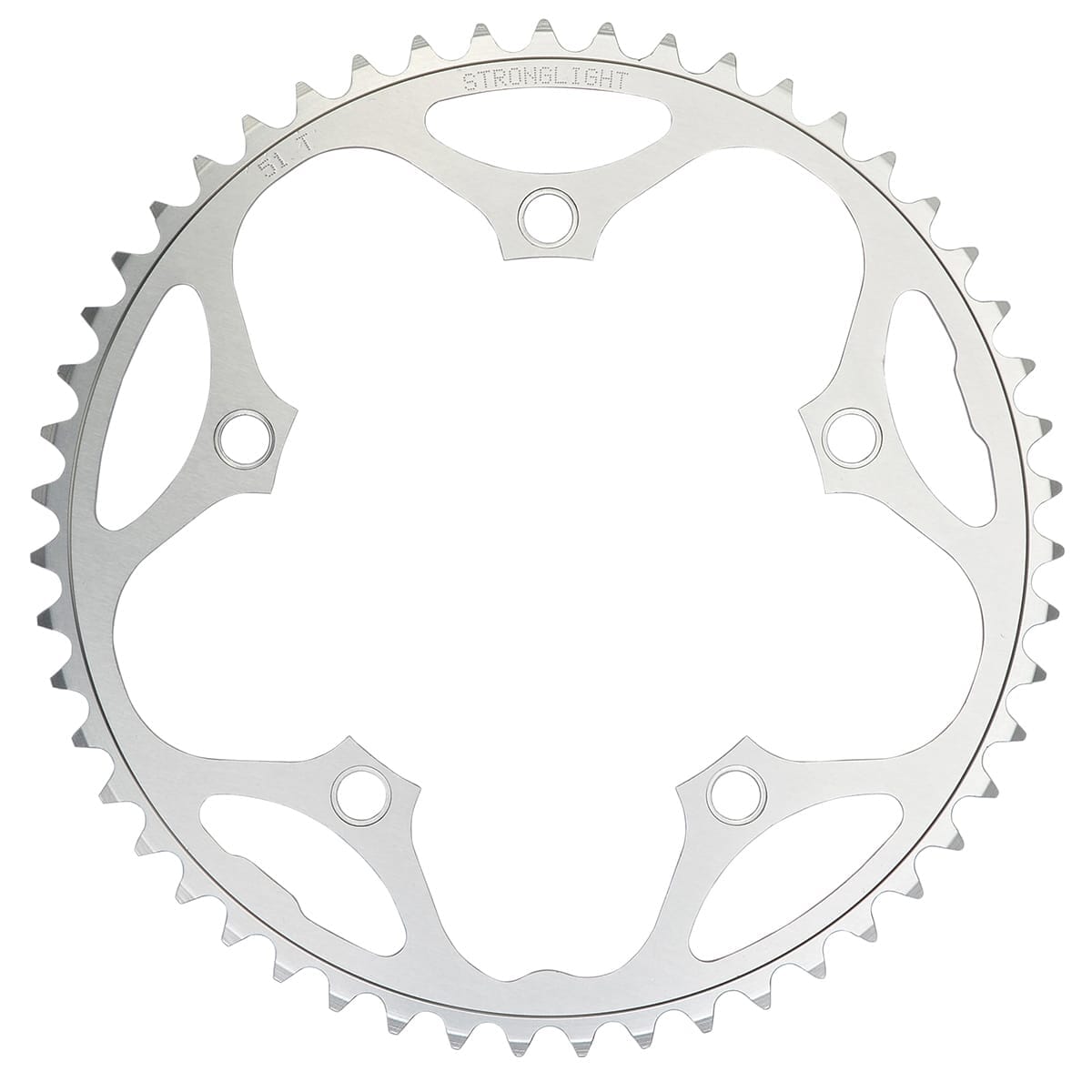 STRONGLIGHT ALU 5083 Type S 130 mm Silver Outer Chainring 9/10S