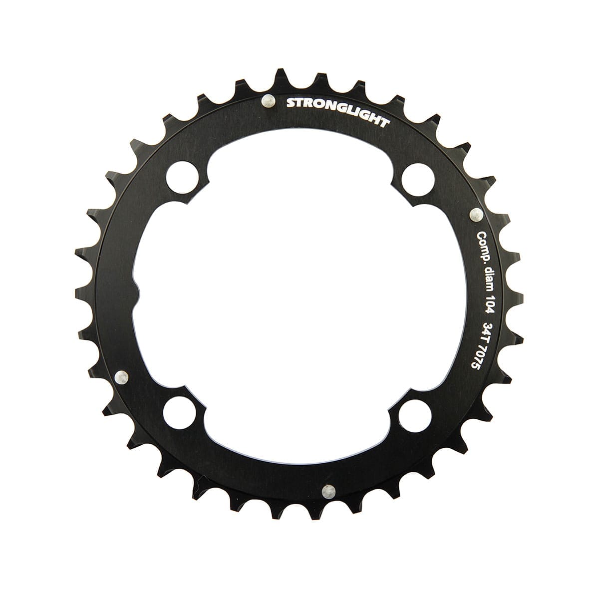 STRONGLIGHT ALU 7075 9-Speed 4-Bolt 104 mm Middle Chainring