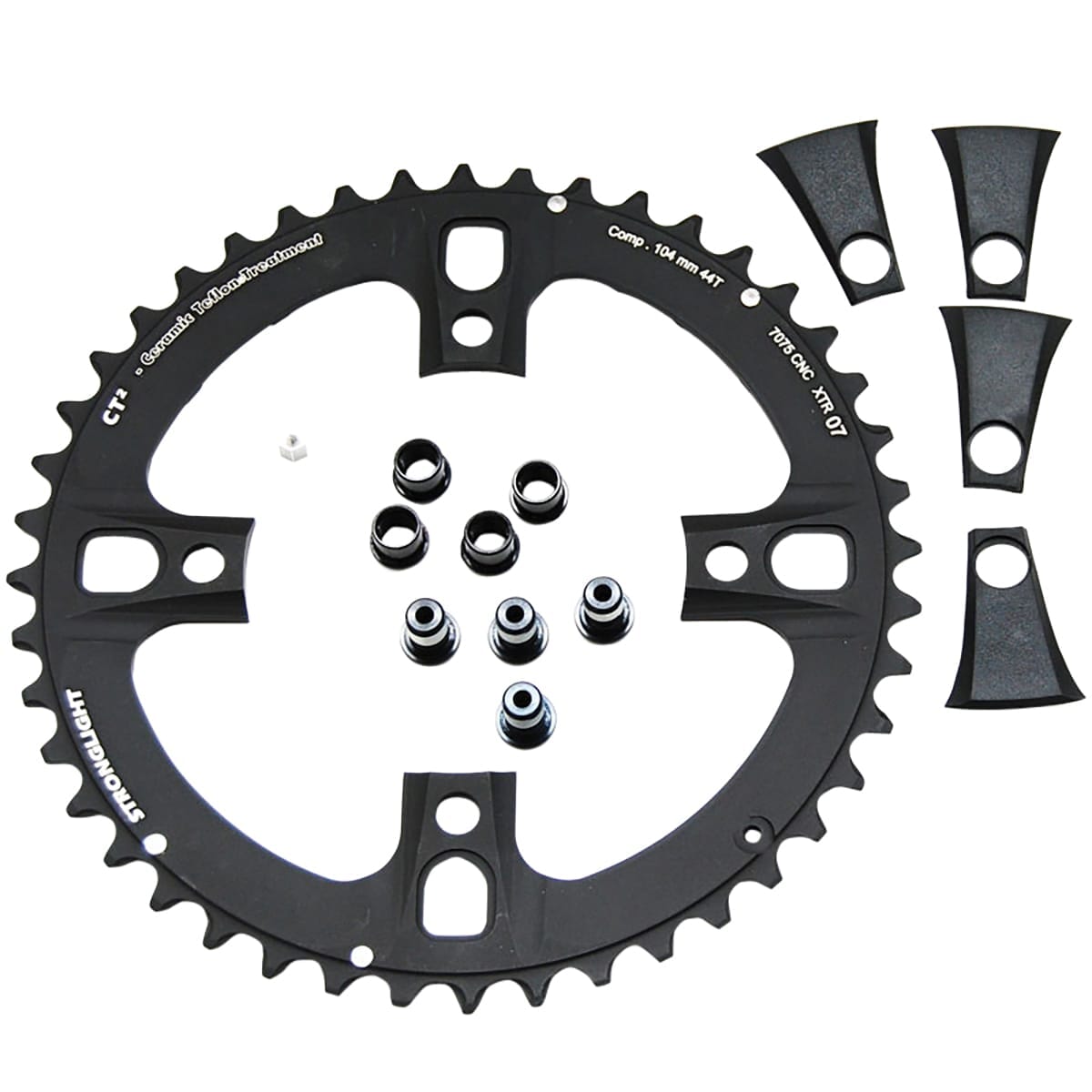 Εξωτερικό Πλατό STRONGLIGHT CT² SHIMANO XTR M970 9V 4 Οπές 104 mm