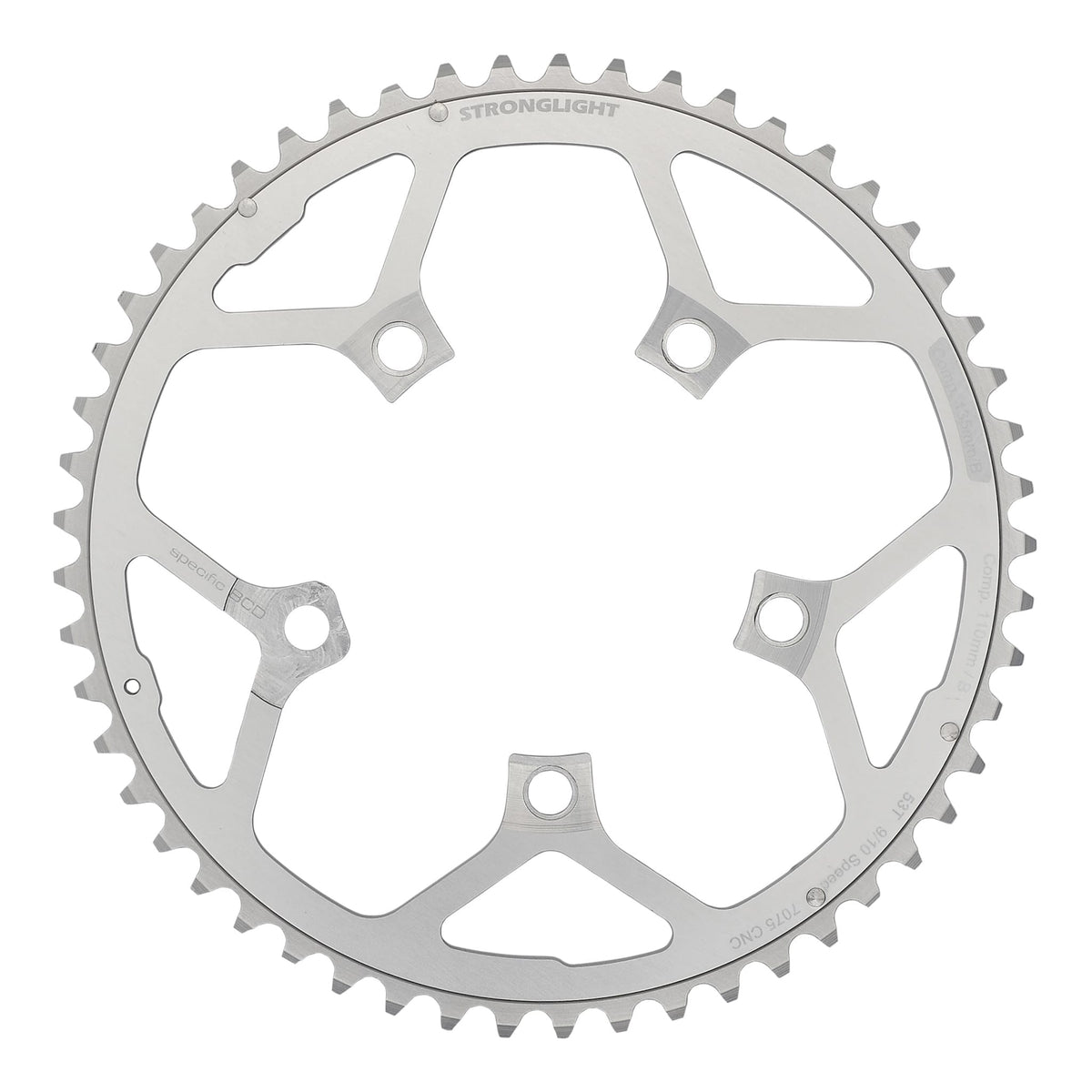Buitenste Kettingblad 9/10V STRONGLIGHT ALU 7075 Campagnolo Type B 110mm
