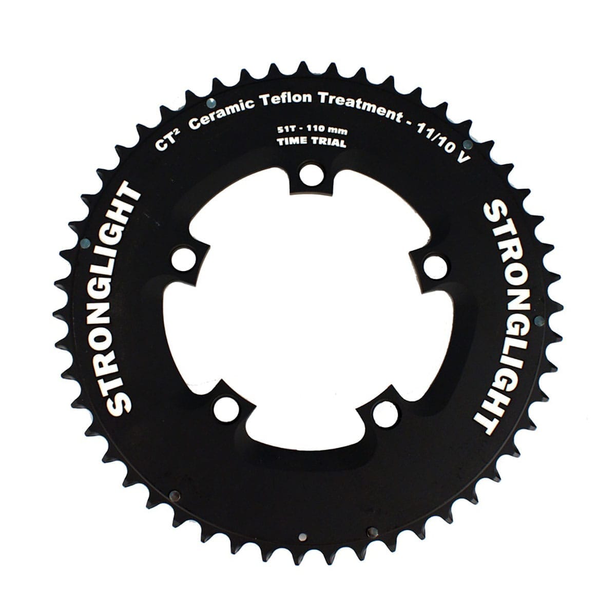 Zewnętrzna Tarcza Korby STRONGLIGHT CT² TIME TRIAL Typ S 110 mm 10/11V