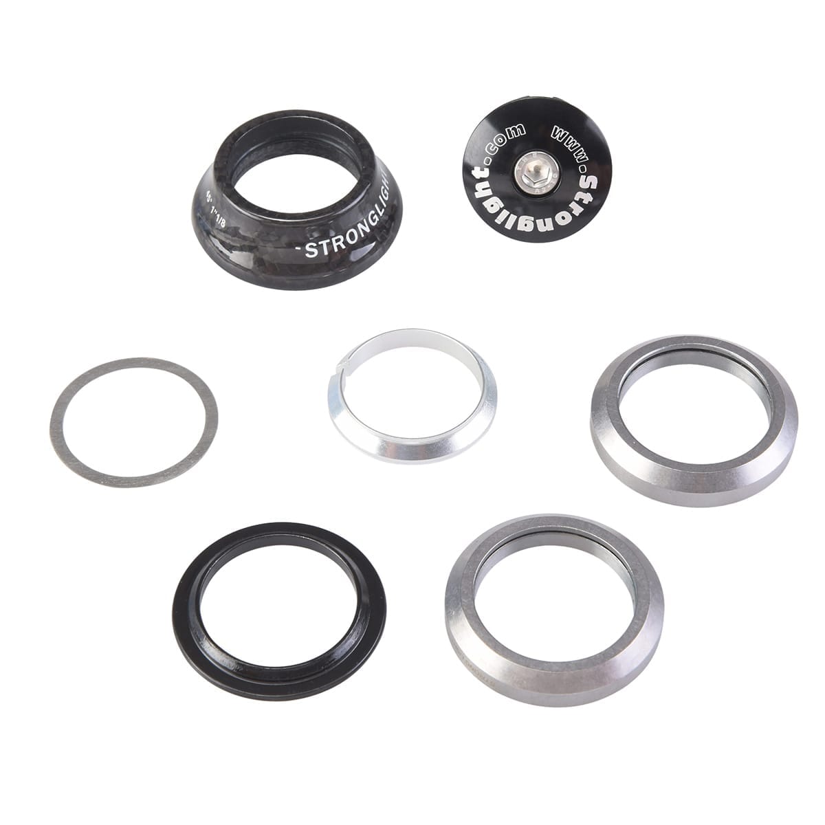 Integrerat styrlager STRONGLIGHT LIGHT'IN CARBON 1"1/8 IS42