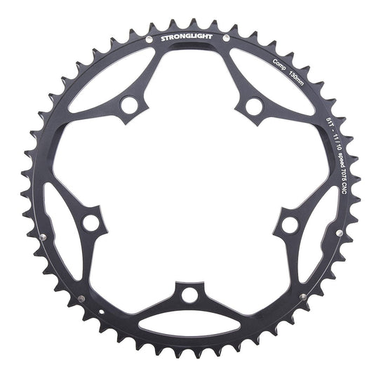 Vnější převodník 10/11R STRONGLIGHT ALU 7075 Typ S 130 mm černý