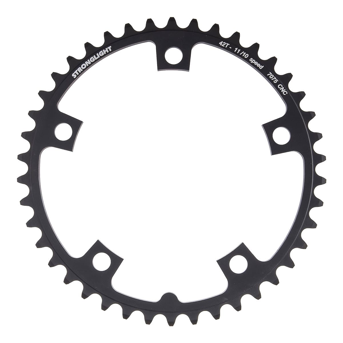 Inner Chainring 10/11S STRONGLIGHT ALU 7075 Type S 130 mm black