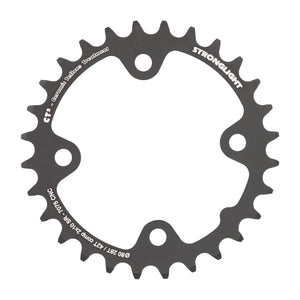 Wewnętrzna tarcza łańcuchowa STRONGLIGHT CT² Sram 10V 4 otwory 80 mm