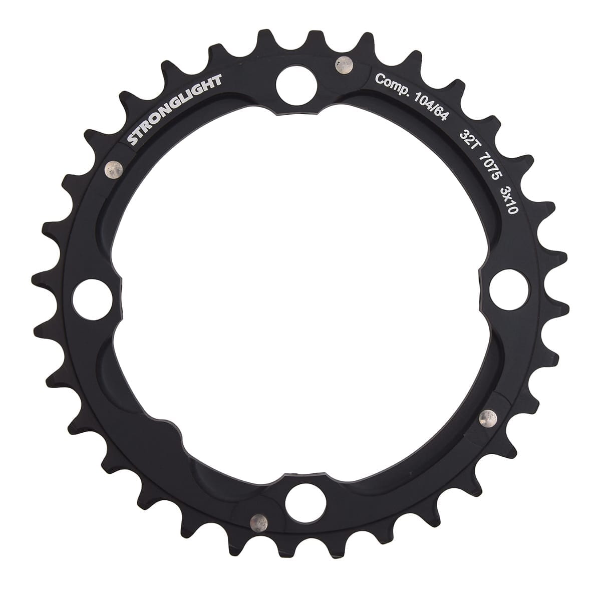 STRONGLIGHT 10V Triple 4-reikäinen 104 mm väliketjupyörä