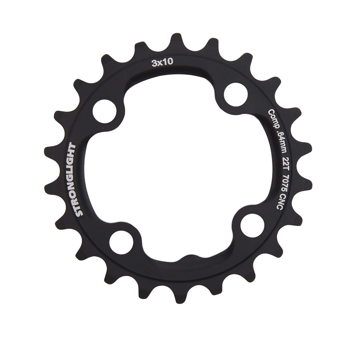 STRONGLIGHT CT² Inner Chainring 10S Triple 4 Holes 64 mm