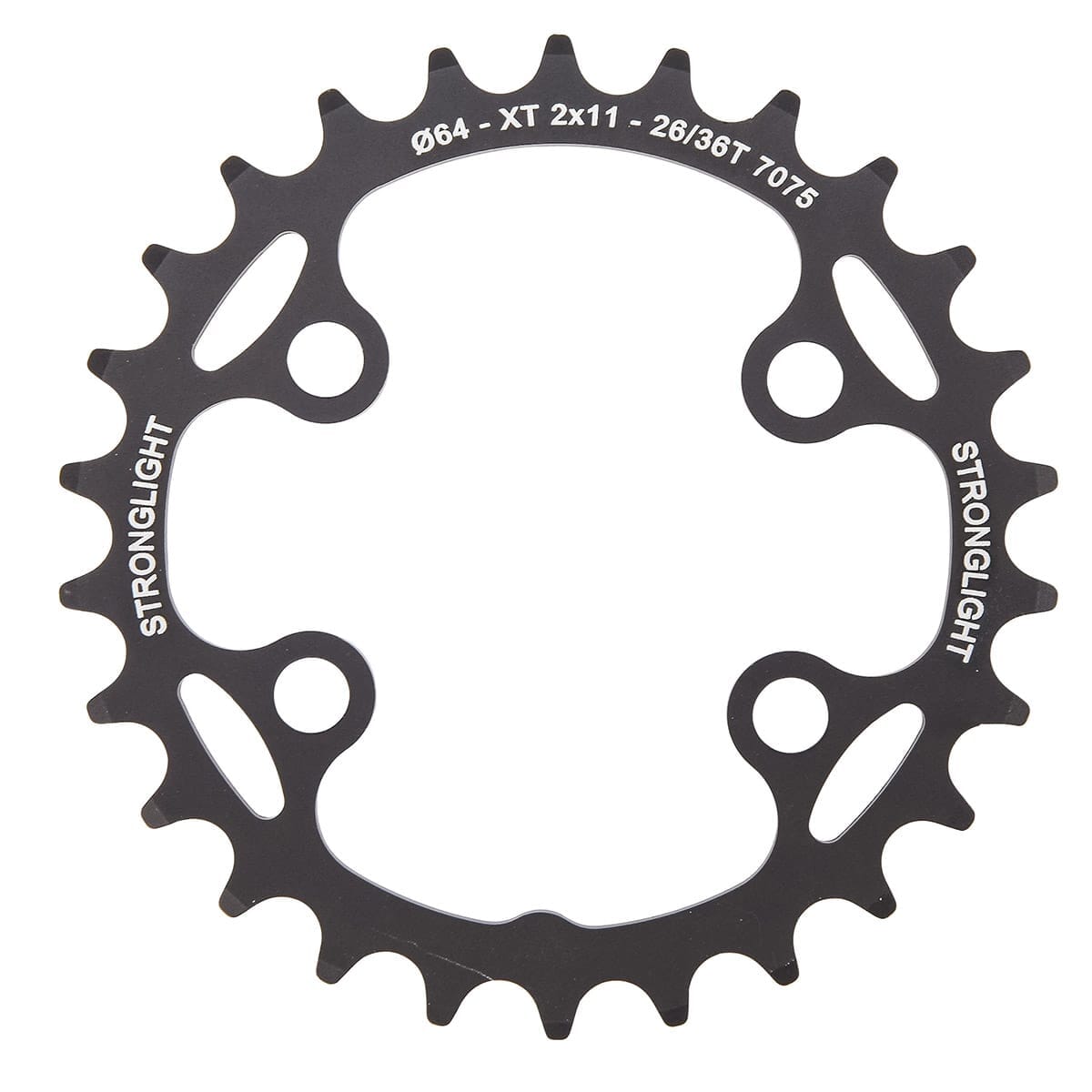 Foaie interioară STRONGLIGHT Shimano XT M8000 / SLX M7000 11V 4 găuri 64 mm