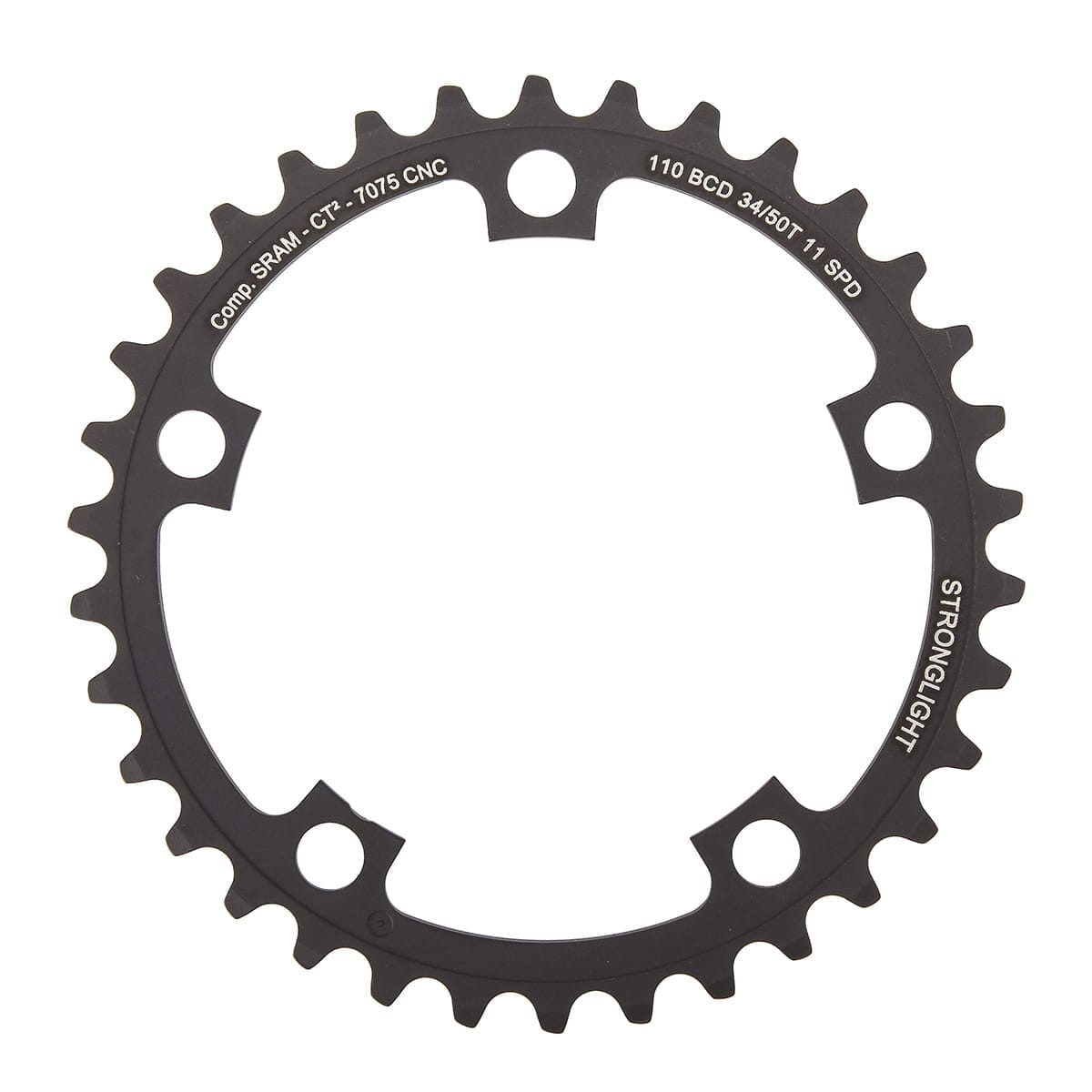 Inner Chainring 11S STRONGLIGHT CT² Sram Force 22 / Red 22 110 mm