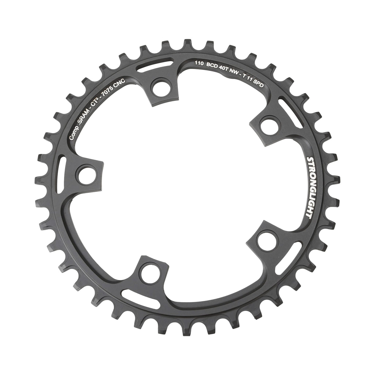 STRONGLIGHT CT² 11-Speed Single Chainring Sram Red/Force/Rival 110mm