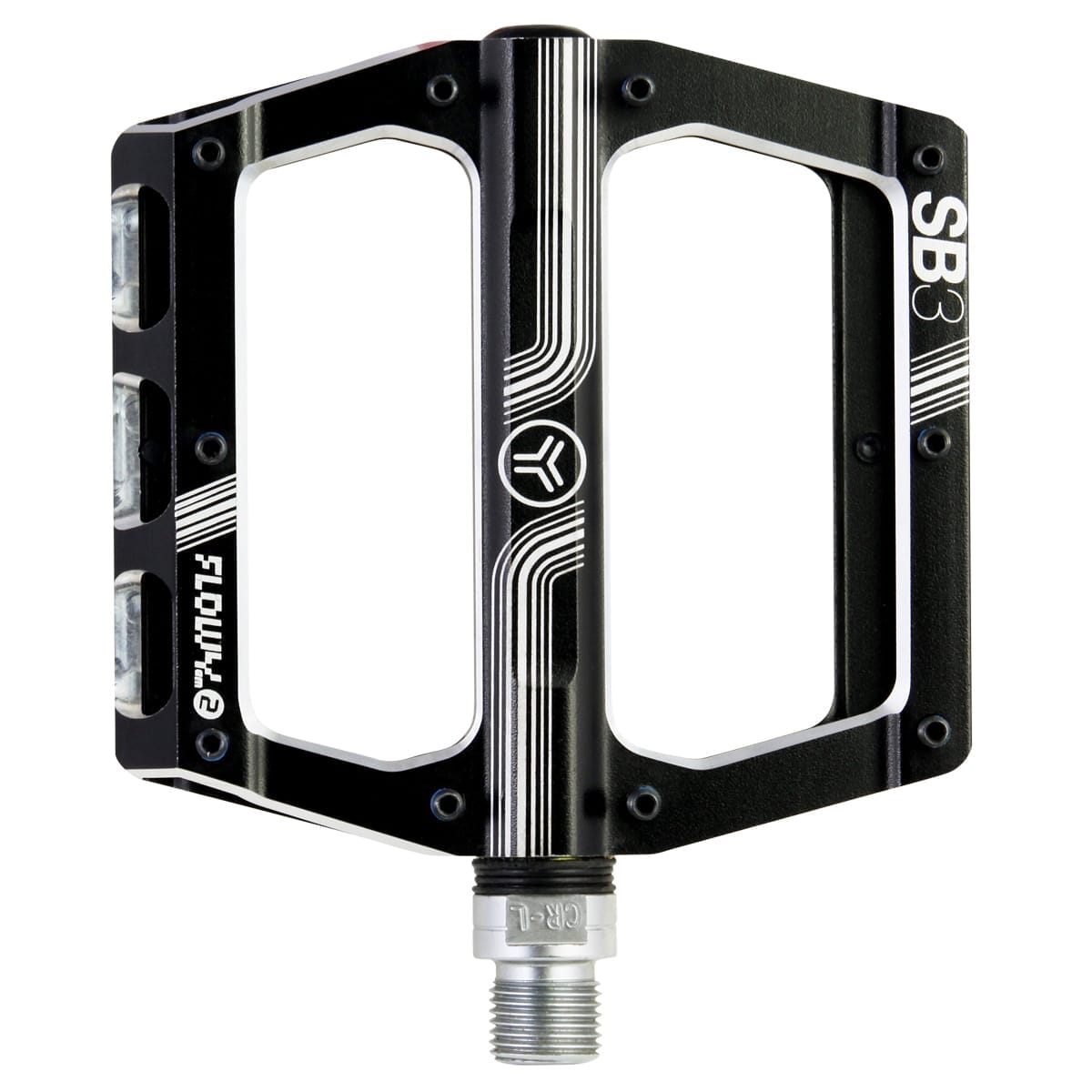 Flade Pedaler SB3 FLOWY AM 2 Sort