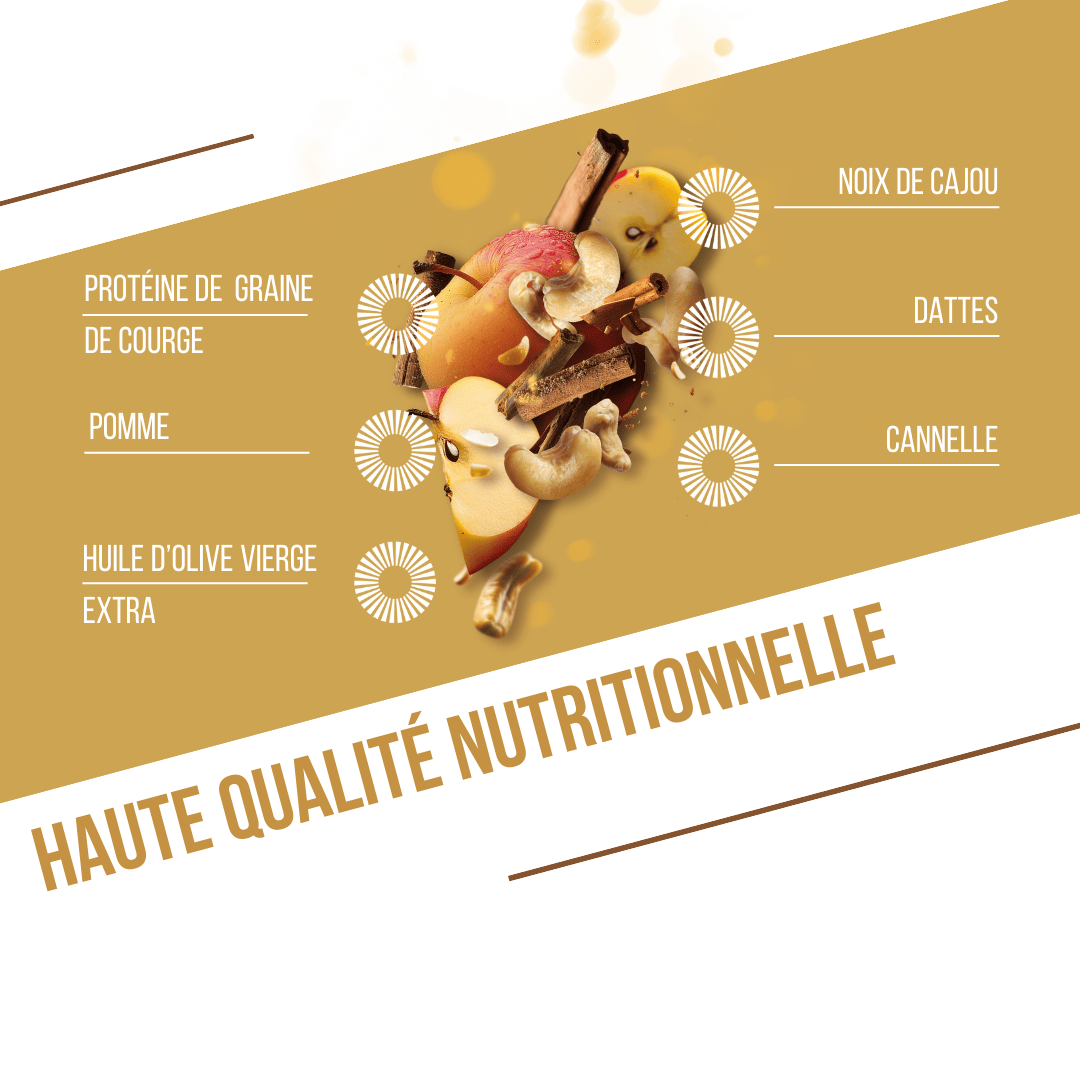 Eiwitreep BAOUW BIO EXTRA Appel/Kaneel (50g)