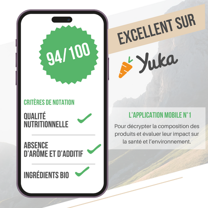 Barre Protéinée BAOUW BIO EXTRA Chocolat/Cachuètes (50g)