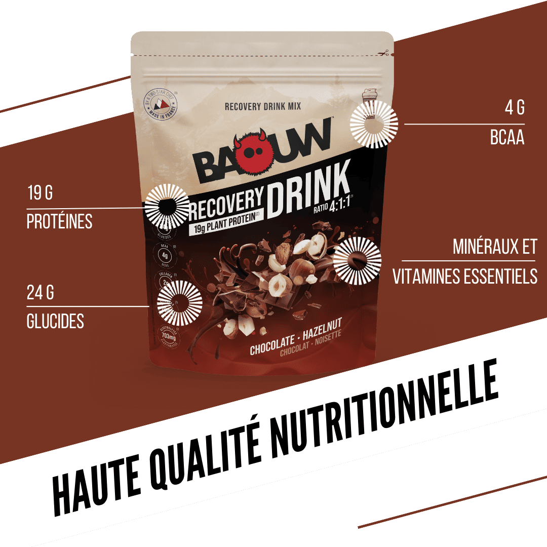 Hersteldrank BAOUW RECOVERY (500g) Chocolade Hazelnoot