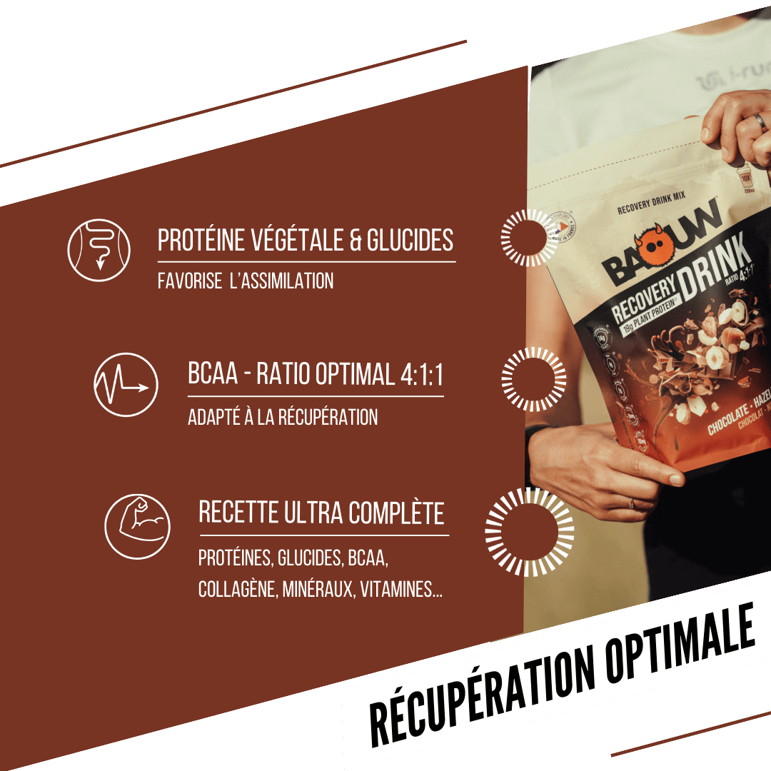 Hersteldrank BAOUW RECOVERY (500g) Chocolade Hazelnoot