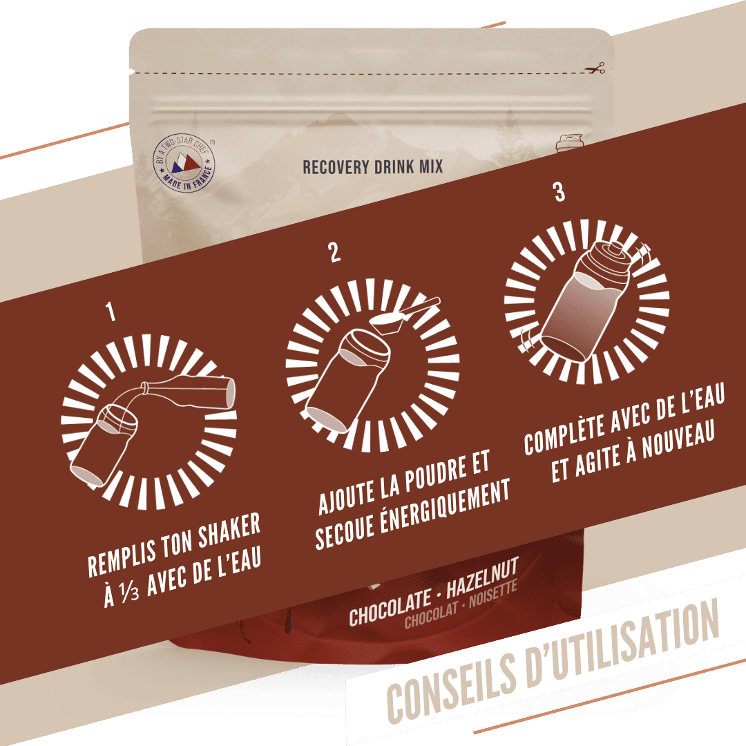 Hersteldrank BAOUW RECOVERY (500g) Chocolade Hazelnoot