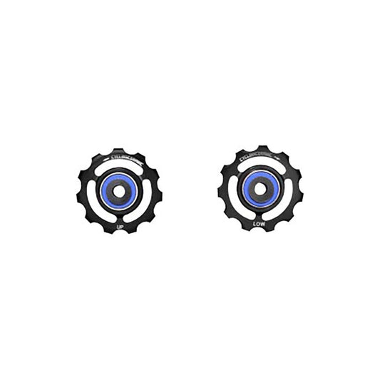 Kółka Przerzutki Tylnej 11V CYCLINGCERAMIC CAMPAGNOLO Czarne