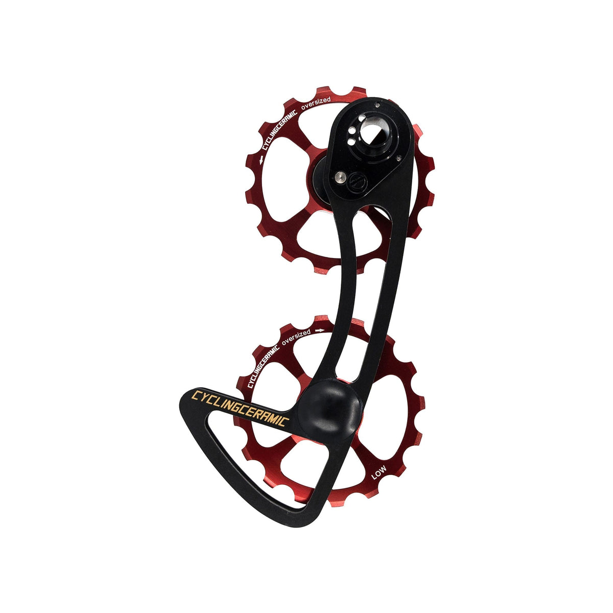 10/11s CYCLINGCERAMIC 16/16 Shimano Red Rear Derailleur Cage