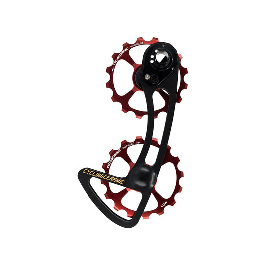 Bagskifterbøjle 10/11V CYCLINGCERAMIC 16/16 Shimano Rød