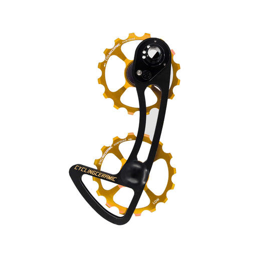 10/11S CYCLINGCERAMIC 16/16 Sram Gold Rear Derailleur Cage