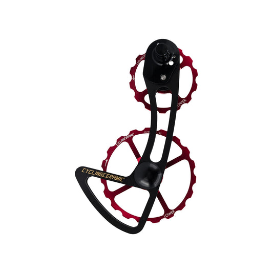 Bagskifter Bøjle 11V CYCLINGCERAMIC 14/19 Shimano R9100 / R8000 Rød