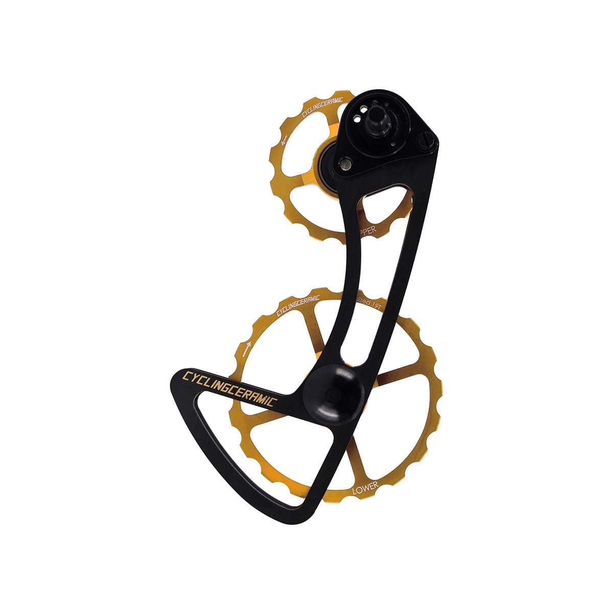 11S CYCLINGCERAMIC 14/19 Sram E-Tap Gold Rear Derailleur Cage