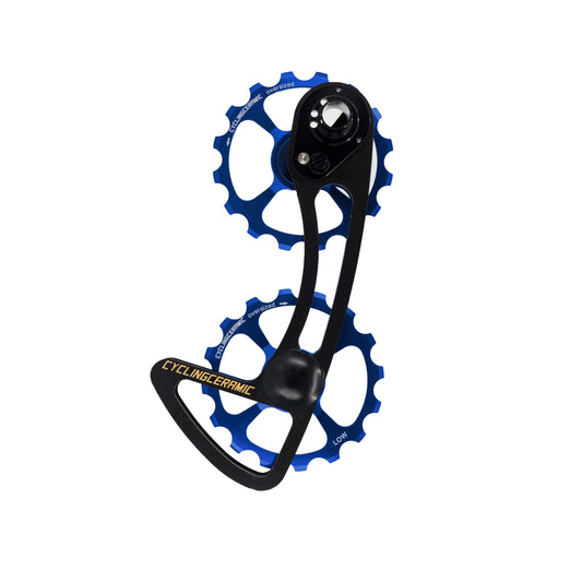 Rear Derailleur Cage 10/11S CYCLINGCERAMIC 16/16 Sram Blue