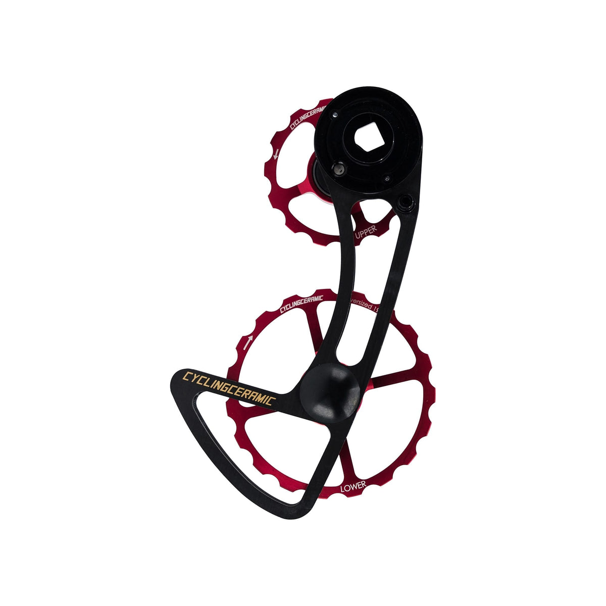 Bakväxelöga 12V CYCLINGCERAMIC 14/19 Sram E-Tap AXS Röd