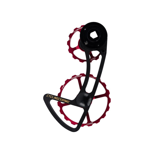 Bakväxelöga 12V CYCLINGCERAMIC 14/19 Sram E-Tap AXS Röd