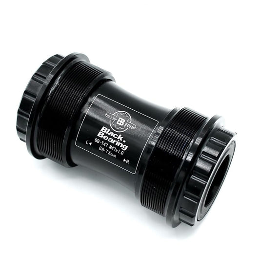 BLACK BEARING T47 68/73 Bottom Bracket 24 mm and GXP Steel Axle