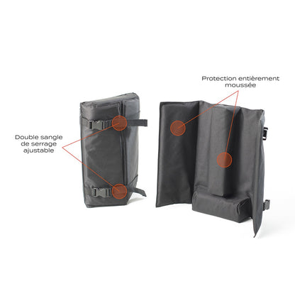 Maantiepyörän Suojapussi BUDS ROADBAG ORIGINAL Musta