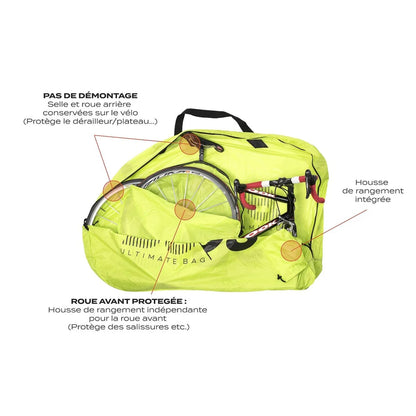 Obal na cestný bicykel BUDS ROADBAG LIGHT čierny