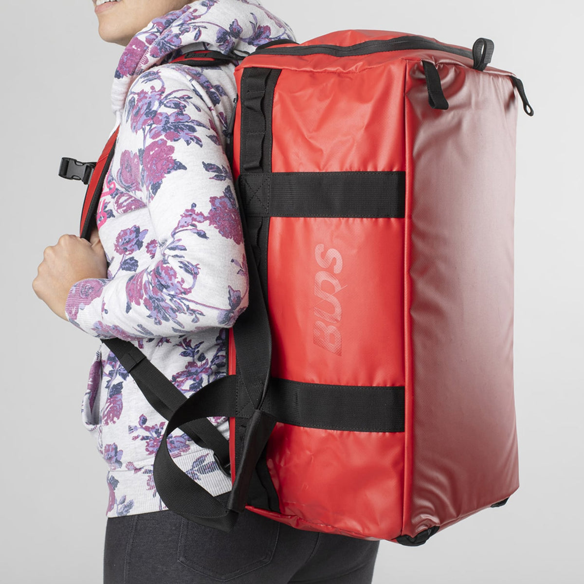 BUDS DUFFEL BAG MEDIUM 42 L Red Travel Bag