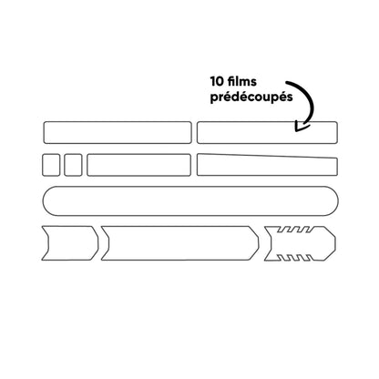 CLEARPROTECT Matte Adhesive Frame Protection for E-bike MTB