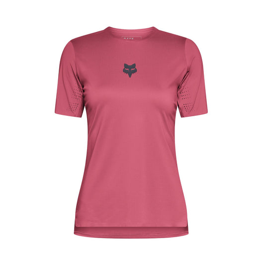 FOX FLEXAIR Dames Korte Mouwen Jersey Berry