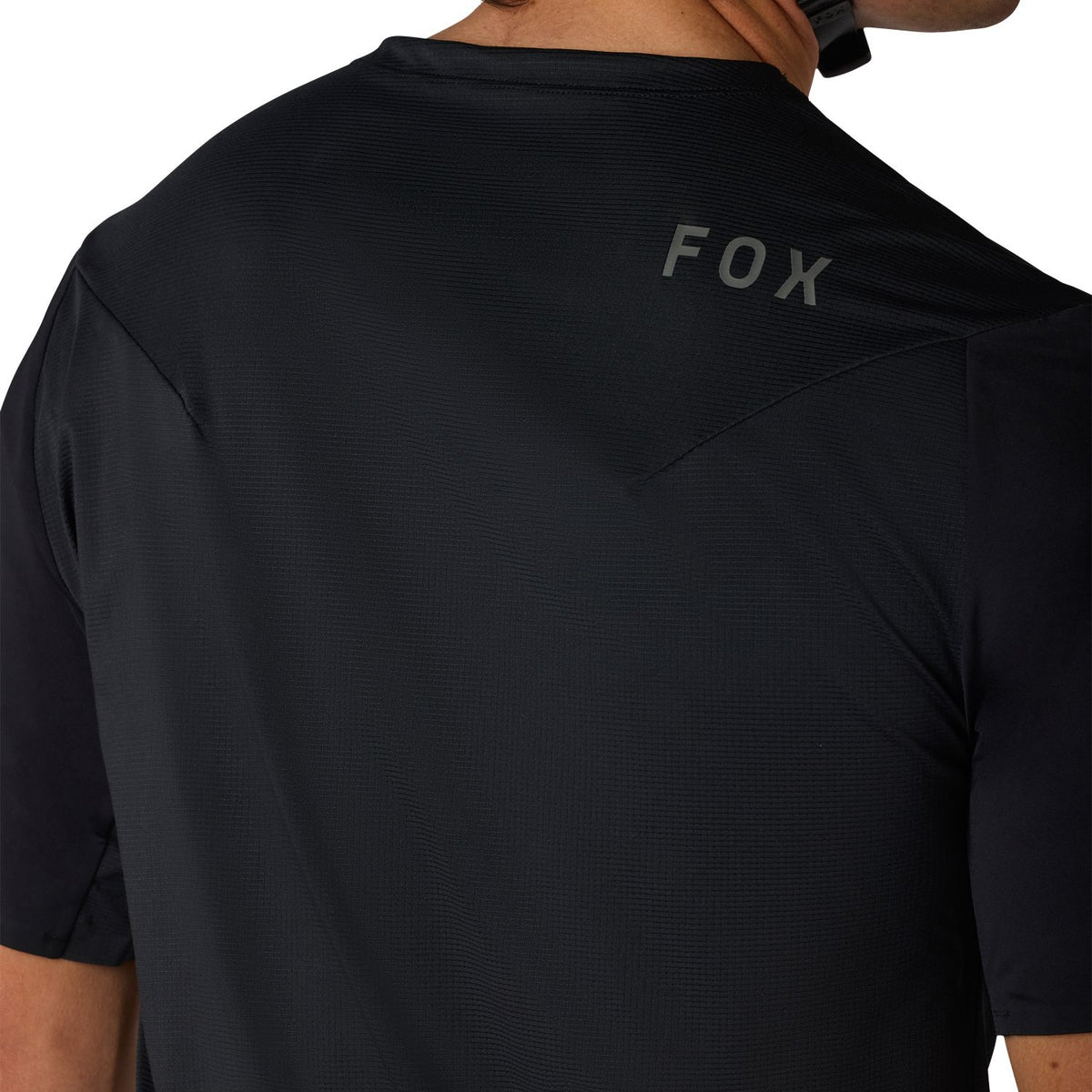 Trøje FOX FLEXAIR Korte Ærmer Sort