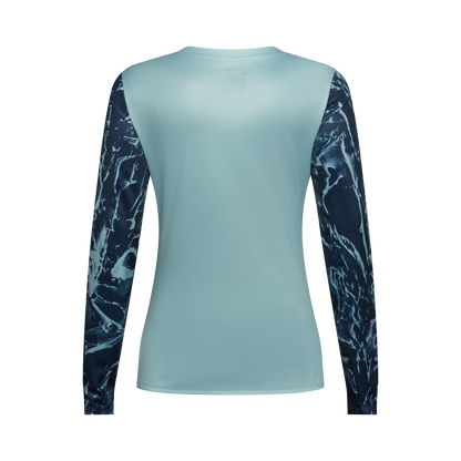 Dres FOX RANGER IMAGE PRINT Ženska Dolgi Rokavi Modra