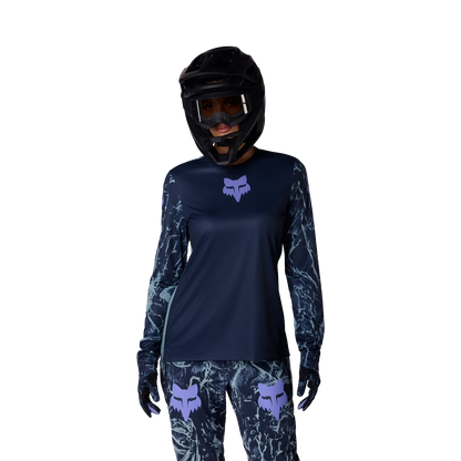 Dres FOX RANGER IMAGE PRINT Ženska Dolgi Rokavi Modra