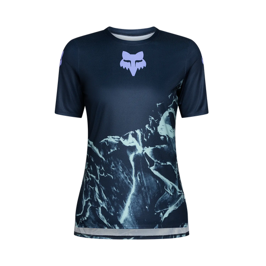 FOX RANGER IMAGE PRINT shirt Dames Korte Mouwen Arctic Blue