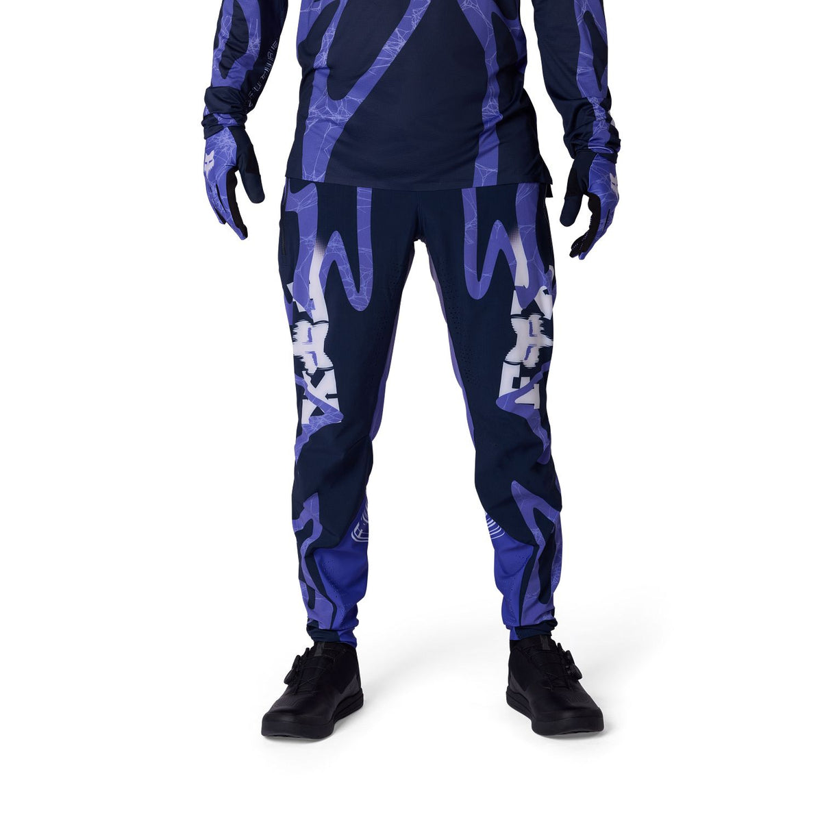 Spodnie FOX FLEXAIR DIFFUSE SE Fioletowe Blueberry