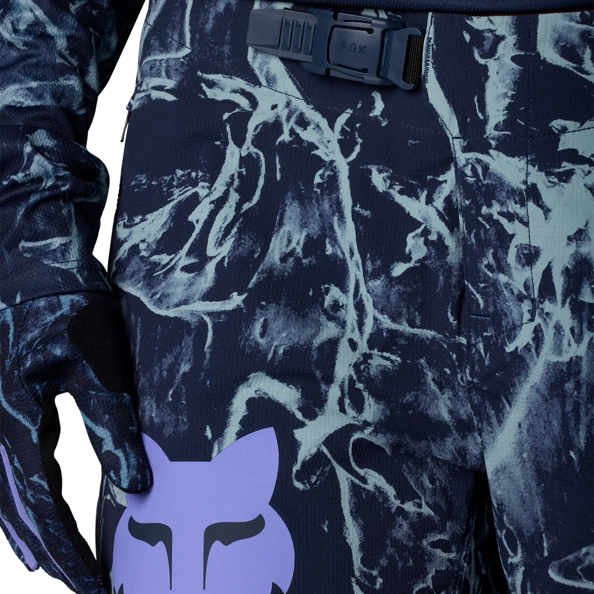 Byxor FOX RANGER IMAGE PRINT Dam Arctic Blue