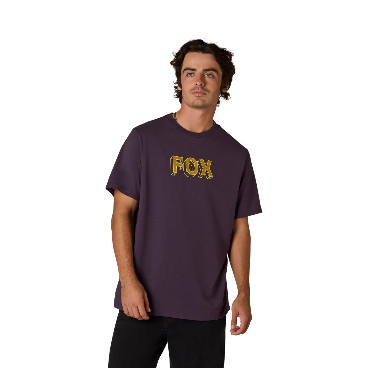 FOX IMAGE PRINT 195 ORIGINAL Short Sleeve T-Shirt Violet Plum Perfect