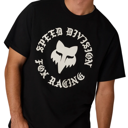T-Shirt FOX BADGE 195 ORIGINAL Κοντό Μανίκι Μαύρο