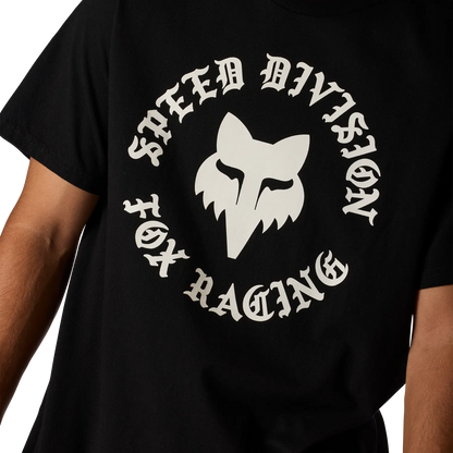 T-Shirt FOX BADGE 195 ORIGINAL Κοντό Μανίκι Μαύρο
