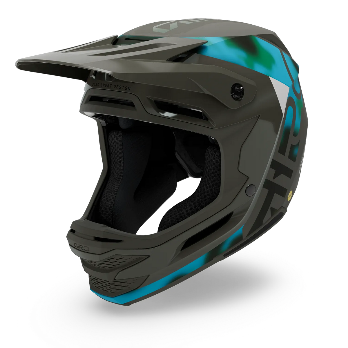 MTB Přilba GIRO INSURGENT MIPS SPHERICAL Šedá/Modrá