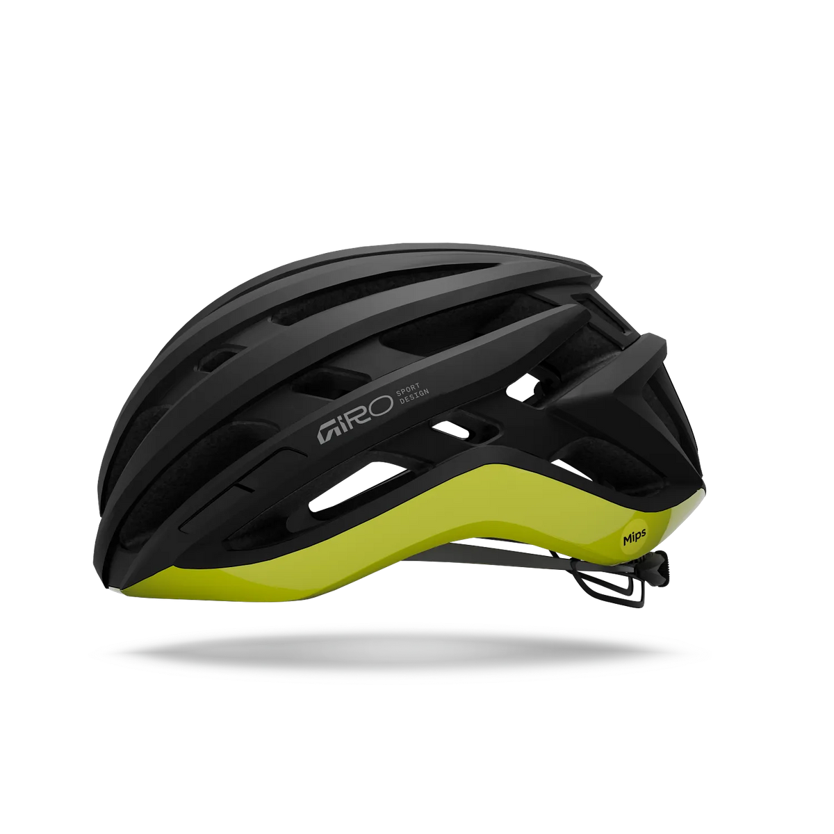 GIRO AGILIS MIPS Road Helmet Black/Yellow Hi Viz